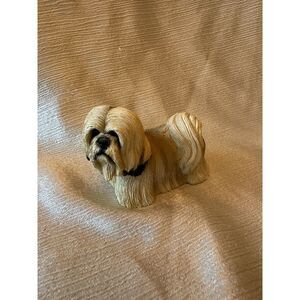 Vintage 3" Lhasa Apso Dog‎ Figurine by Living Stone Inc. 2002